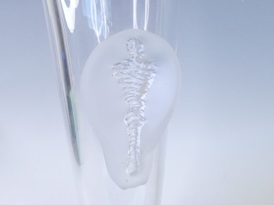 Lot 1117 - A Nikki Williams studio glass 'Ghost' vase,...