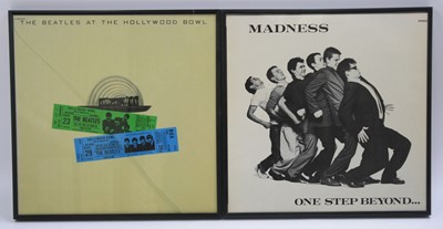 Lot 88 - The Beatles, a collection of five framed LPs,...