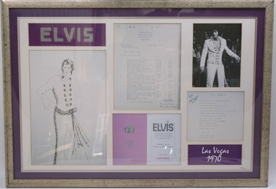 Lot 173 - Elvis Presley, Elvis The Early Years, a framed...