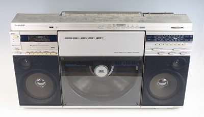 Lot 241 - A Sharp VZ-2500 Boombox, circa 1982, having a...