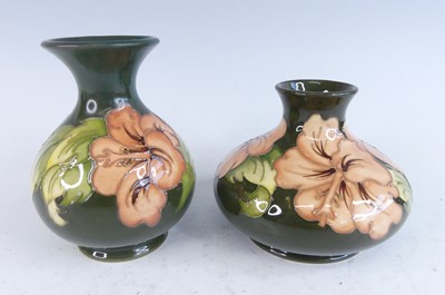 Lot 1017 - A Moorcroft pottery lower baluster form vase...