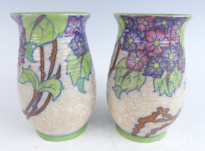 Lot 1058 - Charlotte Rhead for Crown Ducal - a pair of...