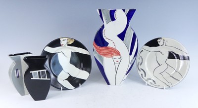 Lot 1085 - A collection of contemporary ceramics by Brady...