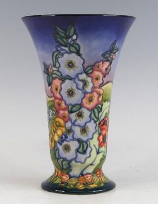 Lot 1034 - A Moorcroft England pattern pottery vase,...