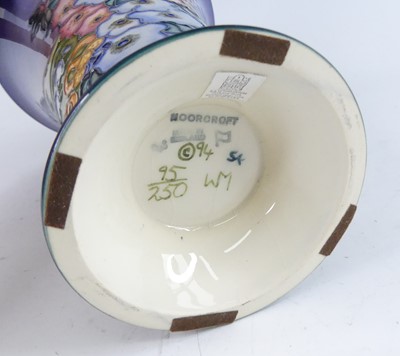 Lot 1034 - A Moorcroft England pattern pottery vase,...