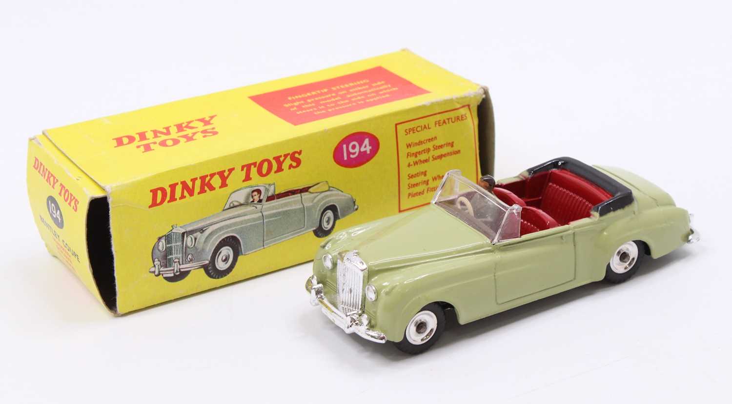 Lot 1116 - South African Dinky Toys No. 194 Bentley Coupe,...