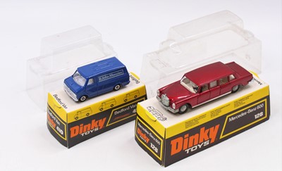 Lot 1126 - Dinky Toys boxed group, 2 examples comprising...