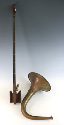 Lot 251 - An early 20th century walnut phono-fiddle,...