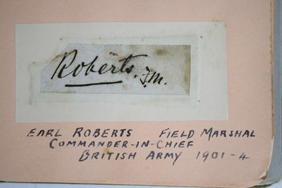 Lot 332 - An early/mid-20th century autograph album,...