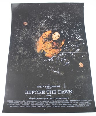 Lot 156 - Kate Bush, a promotional poster for the Before...