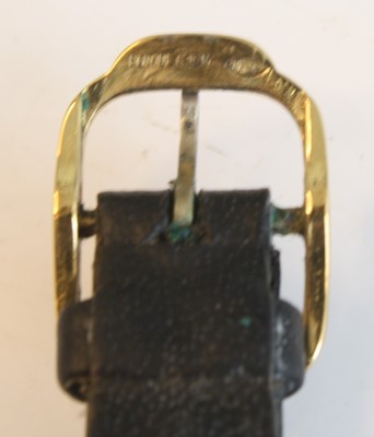 Lot 2518 - A lady's 18ct yellow gold Baume & Mercier...