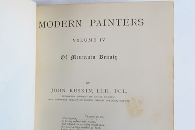 Lot 2029 - Ruskin, John, L.L.D., DC.L.: Modern Painters,...