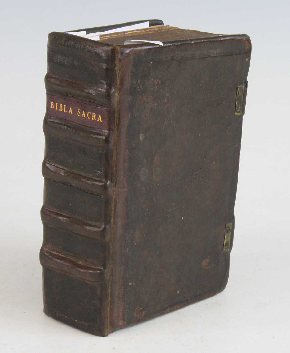 Lot 2001 - 16th Century Latin Bible, Biblia Sacra:...