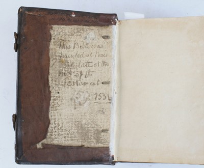 Lot 2001 - 16th Century Latin Bible, Biblia Sacra:...