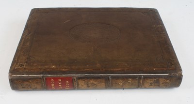 Lot 2007 - Locke, John: A Common-place Book To The Holy...