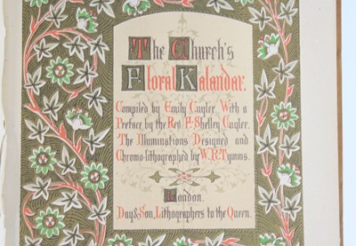 Lot 2011 - Cuyler; The Church's Floral Kalendar,...