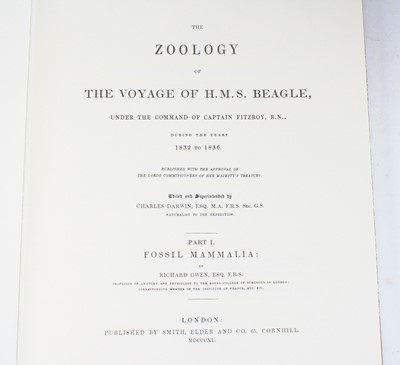 Lot 2040 - Darwin, Charles; The Zoology of the Voyage of...