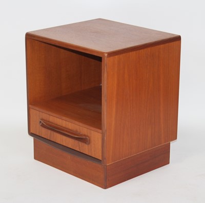 Lot 1354 - A 1960s G-plan teak "Fresco" single bedside...