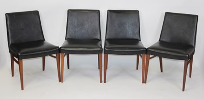 Lot 1352 - A set of four 1960s G-plan teak and black...