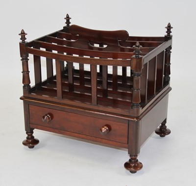 Lot 2544 - An early Victorian mahogany four division...