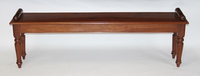 Lot 2525 - A Victorian style mahogany window seat, of...