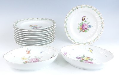 Lot 2056 - A set of eleven Royal Copenhagen porcelain...