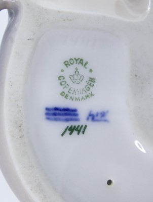 Lot 1003 - A Royal Copenhagen porcelain model of a polar...
