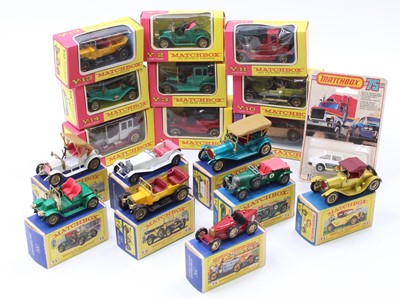 Lot 1487 - A collection of 17 boxed Matchbox Lesney Model...