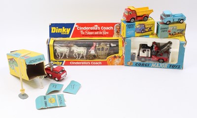 Lot 1363 - Corgi Toys and Dinky Toys model group of 5...