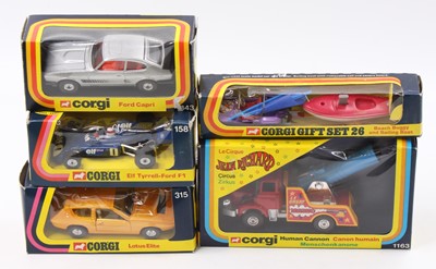 Lot 1409 - Corgi Toys window boxed group of 5 comprising...