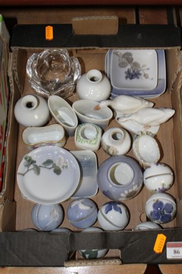Lot 86 - A collection of Royal Copenhagen porcelain, to...
