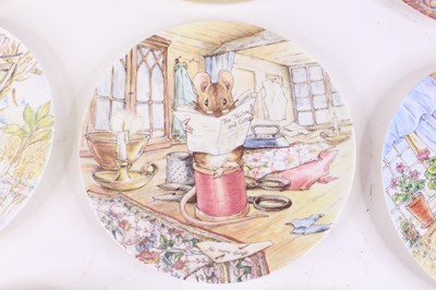 Lot 38 - A set of ten Danbury Mint Beatrix Potter...