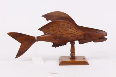 Lot 26 - A 20th century Pitcairn Islands carved miro...