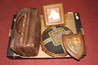 Lot 102 - Miscellaneous items to include a leather...