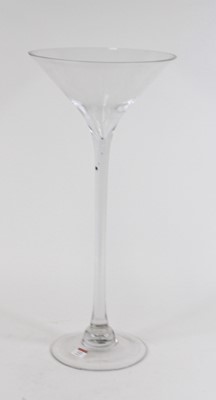 Lot 122 - An oversized novelty martini glass, h.60cm