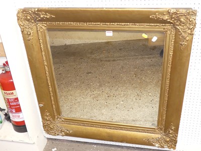 Lot 1023 - A circa 1900 giltwood and gesso floral...