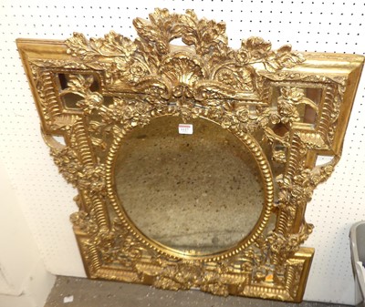 Lot 1127 - A contemporary profusely floral gilt decorated...