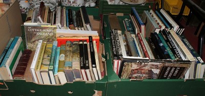 Lot 190 - Six boxes of books, mainly art and antique...