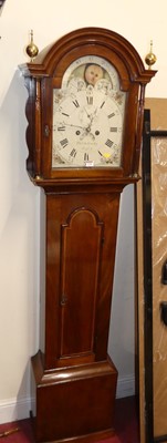 Lot 1158 - An early 19th century mahogany longcase clock,...