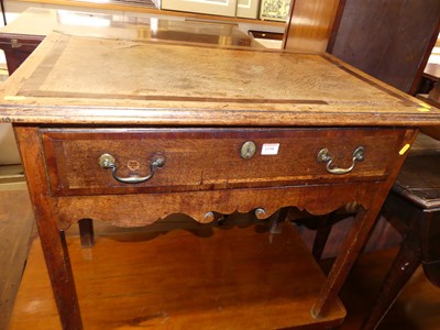 Lot 1198 - An 18th century provincial oak and mahogany...