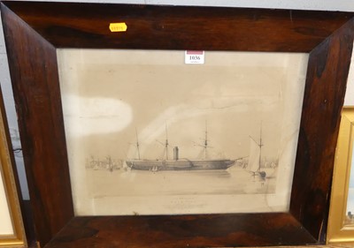 Lot 1036 - After N.J. Kempe - The Steamship Oriental,...