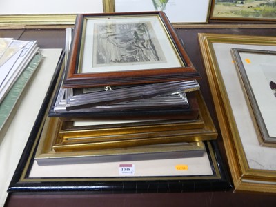 Lot 1048 - Assorted monochrome engravings, to include...