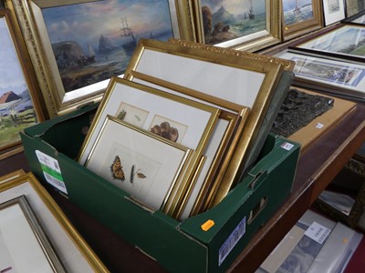 Lot 1052 - Assorted colour prints and engravings, largely...