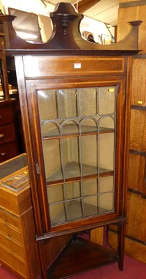 Lot 1244 - An Edwardian mahogany and satinwood inlaid...