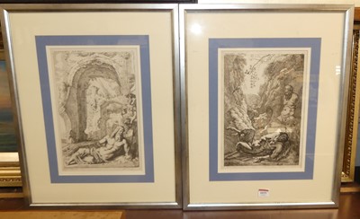 Lot 1055 - Joachim von Sandrart (1606-1688) two...