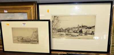 Lot 1058 - Malcolm Osborne (1880-1963) - Semur, etching,...