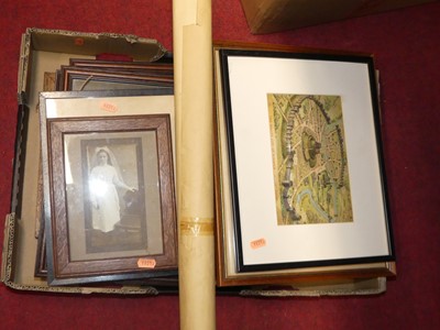 Lot 1073 - Assorted pictures and prints, to include...