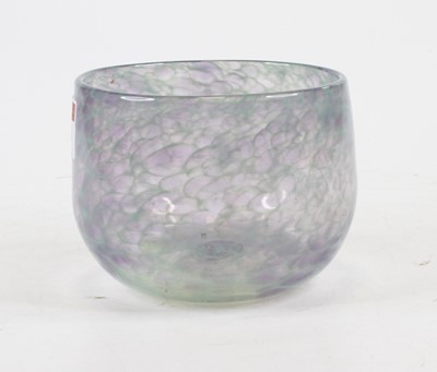 Lot 236 - A 20th century Studio glass bowl, signed J le...