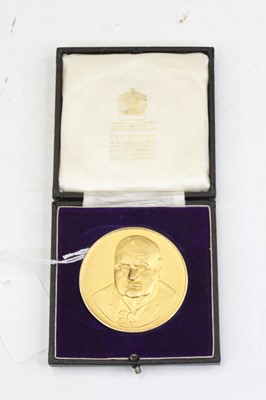 Lot 462 - An Elizabeth II silver-gilt Sir Winston...