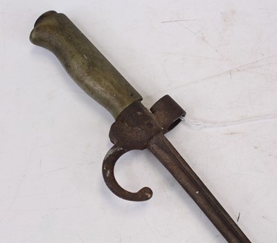 Lot 547 - A French model 1886 Lebel bayonet, 63cm